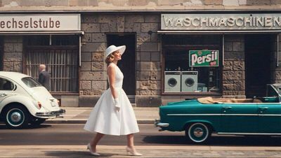Die weiße Persil-Dame wandelt durch die Zeiten