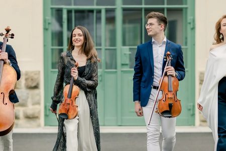 Zu Gast sind das junge britische Fibonacci Quartet