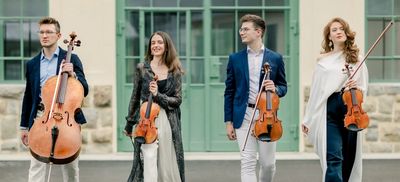 Zu Gast sind das junge britische Fibonacci Quartet