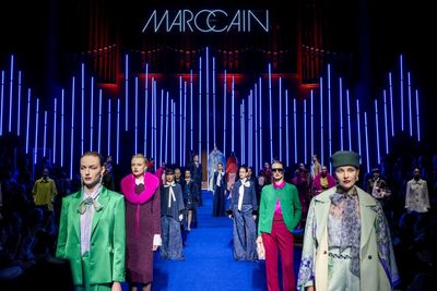Finale der Marc Cain Fashion Show Herbst/Winter 2026 in Berlin 