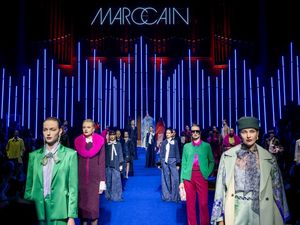Finale der Marc Cain Fashion Show Herbst/Winter 2026 in Berlin 