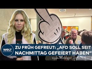 Bei der AfD knallen die Sektkorken Bei der AfD knallen die Sektkorken
