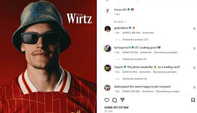 Wirtz geht nach Liverpool - und der Verein macht daraus ein Social Media-Feuerwerk