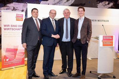 Beim gut besuchten Parlamentarischen Abend der Familienunternehmer Nordrhein-Westfalen