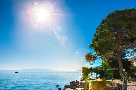 Die 10 km Lungomare Uferpromenade ist das Highlight in Opatija