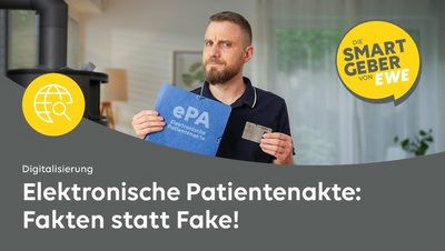 Sie können Ihre elektronische Patientenakte (ePA) über die kostenlose App Ihrer Krankenkasse einsehen.