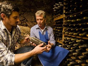 Auf den Südtiroler Weinhöfen von „Roter Hahn“ gibt es nicht nur feinste Tropfen aus eigenem Anbau zum Verkosten Auf den Südtiroler Weinhöfen von „Roter Hahn“ gibt es nicht nur feinste Tropfen aus eigenem Anbau zum Verkosten
