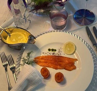 Ein Weihnachts-Brunch mit Lachs