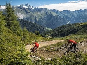 Trailvergnügen in allen Schwierigkeitsstufen erwartet Mountainbiker im Bikerevier Kals-Matrei in Osttirol Trailvergnügen in allen Schwierigkeitsstufen erwartet Mountainbiker im Bikerevier Kals-Matrei in Osttirol