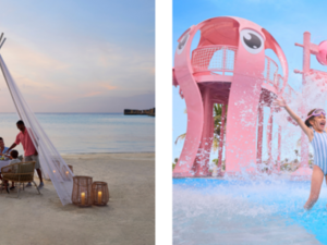 Von Familienessen am Strand bis zum Wasserpark: Das Centara Mirage Lagoon Maldives im Nord-Malé-Atoll ist ganz auf die Bedürfnisse von Kindern ausgerichtet Von Familienessen am Strand bis zum Wasserpark: Das Centara Mirage Lagoon Maldives im Nord-Malé-Atoll ist ganz auf die Bedürfnisse von Kindern ausgerichtet