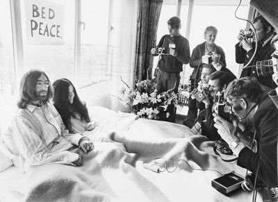 Yoko Ono und John Lennon, Bed-In for Peace, 1969, Amsterdam