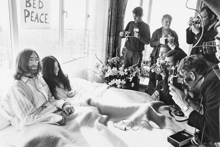 Yoko Ono und John Lennon, Bed-In for Peace, 1969, Amsterdam