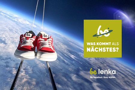Be Lenka-Schuhe erobern den Weltraum