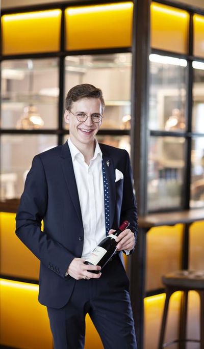 Der Sommelier Robert Jankowskis hat eine große Leidenschaft für Wein