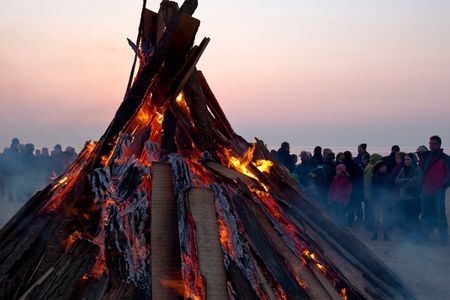Osterfeuer haben in Norddeutschand Tradition