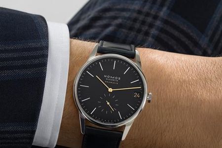 Zurückhaltung ist der vornehmste Luxus: Orion neomatik 41 Datum new black von NOMOS Glashütte