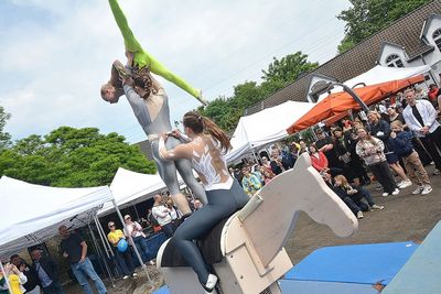 Voltigiererinnen auf dem „Movie“