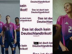 Pink passt nicht zu Fußball: Drei Tage nach Vorstellung der neuen Trikots wurde ein Video veröffentlicht, das auf die erwarteten Reaktionen eingeht Pink passt nicht zu Fußball: Drei Tage nach Vorstellung der neuen Trikots wurde ein Video veröffentlicht, das auf die erwarteten Reaktionen eingeht