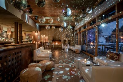 Die Bar in der Forsthofalm in Leogang