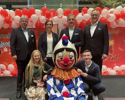 Vorstellung der designierten Prinzenpaare in der Stadtsparkasse Mönchengladbach