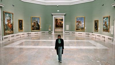 In einem von mehreren Velázquez-Sälen im Madrider Prado