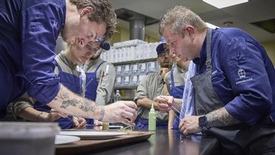 Das „Dessert Dining by Kay Baumgart und Stefan Howells“ im Gourmet-Restaurant Mamesa in Burgeis