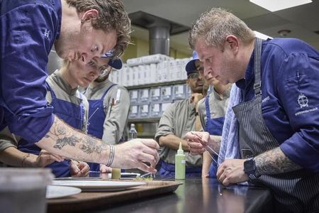 Das „Dessert Dining by Kay Baumgart und Stefan Howells“ im Gourmet-Restaurant Mamesa in Burgeis