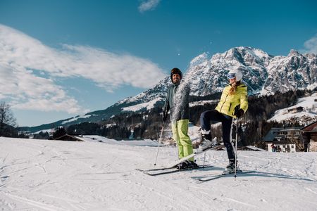 Diese Saison verbindet Pistenerlebnis in Leogang mit entspanntem Sonnenskilauf