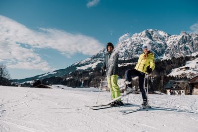Diese Saison verbindet Pistenerlebnis in Leogang mit entspanntem Sonnenskilauf