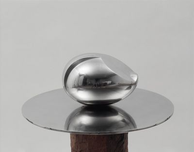 Constantin Brancusi: Le Nouveau-Né II, 1927, Edelstahl