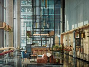 NH Collection Frankfurt Spin Tower Lobby NH Collection Frankfurt Spin Tower Lobby