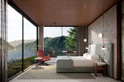 Die neue Concept Penthouse Suite des Hotels Il Sereno Lago di Como soll im Juni eröffnen. Als Inspirationsquelle diente unter anderem der glamouröse Stil der Fünfzigerjahre
