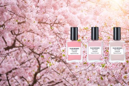 Die Sakura Collection von NAILBERRY ist wie Frühling auf den Nägeln