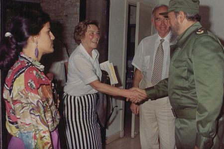 Kuba, 1993: Besuch von Irene und Peter Ludwig bei Staatspräsident Fidel Castro in Havanna