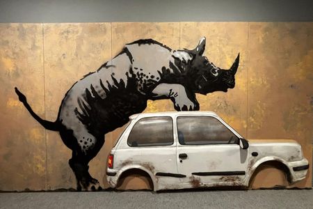 Die Pop-Up-Ausstellung "House of Banksy" in Dortmund befindet sich im ehemaligen C&A-Gebäude am Ostenhellweg 18-24