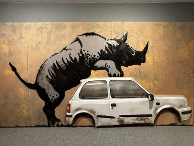 Die Pop-Up-Ausstellung "House of Banksy" in Dortmund befindet sich im ehemaligen C&A-Gebäude am Ostenhellweg 18-24