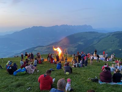 Besondere Abendstimmung: Imposanter Bergblick auf die Kitzbüheler Alpen