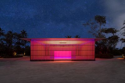 Einer seiner 100 Skyspaces befindet sich im Patina Maldives, Fari Islands