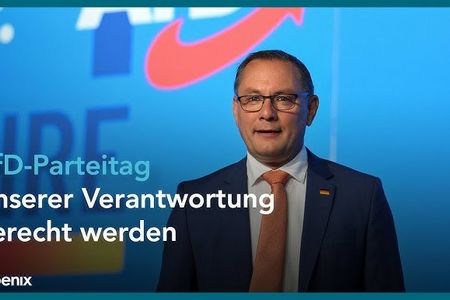 AfD-Chef Tino Chrupalla hat den Machtanspruch seiner Partei auf dem Parteitag bekräftigt