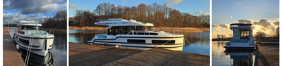 Neuer Bootstyp der Luxury Klasse mit All-Inclusiv-Paket für führerscheinfreien Hausbooturlaub