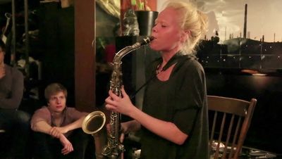 Saxophonistin Mette Rasmussen
