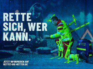 Bei der neuen Kampagne für die Björn Steiger Stiftung setzt Loup auf eindringliche Emotionen. Thema: Missstände im Rettungswesen Bei der neuen Kampagne für die Björn Steiger Stiftung setzt Loup auf eindringliche Emotionen. Thema: Missstände im Rettungswesen