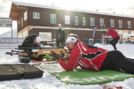 Puls runter, Feuer frei: Beim Volksbiathlon in Hochfilzen messen sich Amateure