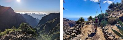 Europäische Inselexotik mit Hauser Exkursionen: Madeira (links, © Roman Wagener) und La Gomera (rechts, © Anja Schillinger)