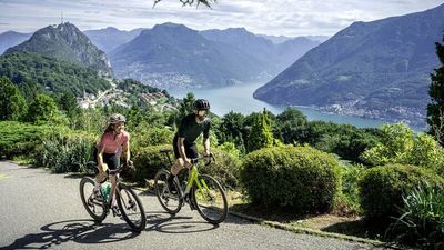 Direkt vom Ufer des Luganersees führen die neuen Gravelbike-Routen in die umliegenden Berge