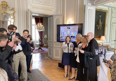 Ankündigungskonferenz in der Residenz der Britischen Botschafterin in Wien