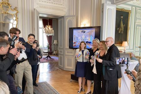 Ankündigungskonferenz in der Residenz der Britischen Botschafterin in Wien