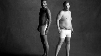 Nicht ohne Selsbtironie: David Beckham in seinem neuen Unterwäsche-Spot