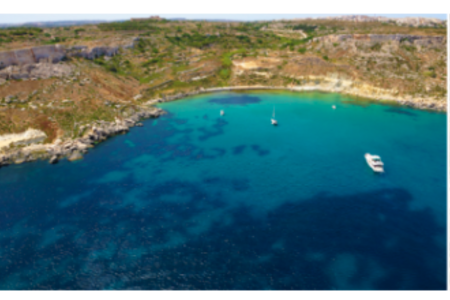 1: Ghajn Tuffieha Bay, 2: Imġiebaħ Bay, 3: Wied il-Ghasri, Gozo 