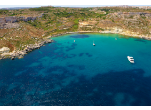 1: Ghajn Tuffieha Bay, 2: Imġiebaħ Bay, 3: Wied il-Ghasri, Gozo 1: Ghajn Tuffieha Bay, 2: Imġiebaħ Bay, 3: Wied il-Ghasri, Gozo